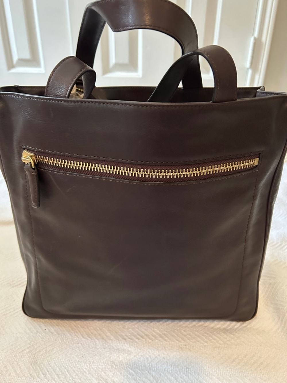 Legacy American Icon Coach Brown Leather Tassel Messenger Bag with Gold Hardware - Picture 6 of 6